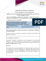 Guía de Actividades y Rúbrica de Evaluación - Unidad 3 - Paso 5 - Desarrollar Ejercicios Matemáticos Con Herramientas de Geometría Dinámica