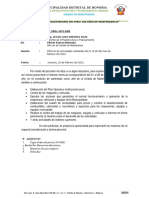 INFORME Nº001-2021-MDH-JUM-GRB Actividades Mes Enero Gilmer