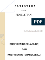 Materi Statistika 7 Korelasi & Determinasi