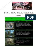 Bob Ross - The Joy Of Painting - Episode Guide S15-S31