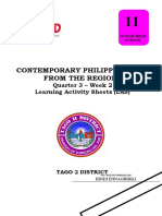 Contemporary Philippine Arts From The Regions: Quarter 3 - Week 2 Learning Activity Sheets (LAS)