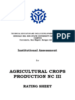 Agricultural Crop Production Assessment