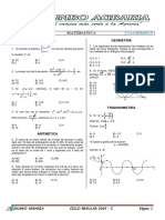 Soluciones de ejercicios de matemática, álgebra, geometría y trigonometría