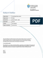 Subject Outline: Healthcare Sciences