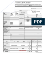 Personal Data Sheet: Filipino Dual Citizenship by Birth by Naturalization