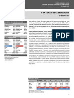 Informe Mensual Carteras Recomendadas