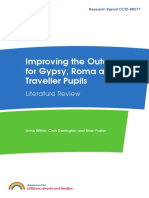 Improving The Outcomes For Gypsy, Roma and Traveller Pupils: Literature Review