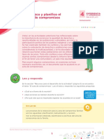 Conozco y Planifico El Acta de Compromisos