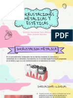 Incrustaciones Metalicas y Esteticas