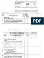 Checklist Audit ISO 9001 - 2015