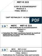 Meteorology & Oceanography Final Week 2: Metc Met-O 222