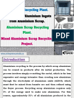 Aluminium Recycling Plant. Production of Aluminium Ingots From Aluminium Scrap.-123979