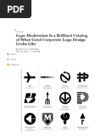 Logo Modernism Is A Brilliant Catalog: of What Good Corporate Logo Design Looks Like