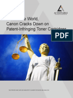 Actionable Intelligence - Canon IP Report