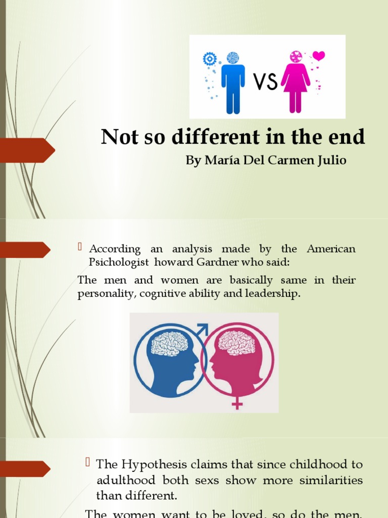 Gender Similarities and Differences Explained | PDF | Self-Improvement