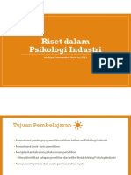 Riset Dalam Psikologi Industri