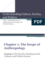 (Prelim) Understanding Culture, Society, And Politics