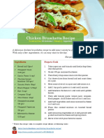 Chicken Bruschetta Recipe