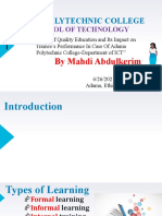 Adama Polytechnic College: School of Technology