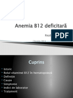 Anemia B12 deficitară