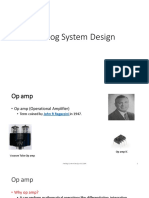 Analog System Design: Sarun Soman Asst: Professor EEE Department