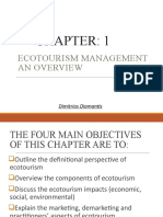 Ecotourism Chapter 01 Ecotourism Managem