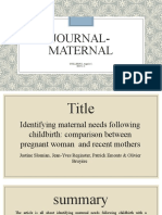 Journal-Maternal: GUILLERMO, Angela S. BSN 2-C