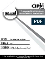 Session 11 Pillar 07 Skills Development Part I