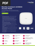 Nuclias Connect AX3600 Access Point: DAP-X2850