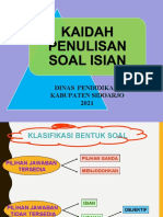 Kaidah Soal Isian