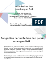 Pertumbuhan Dan Perkembangan Fisik