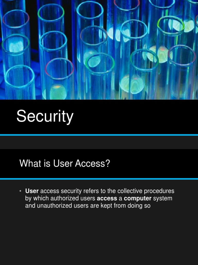 User Access Security Essentials | PDF | Password | Computer Network
