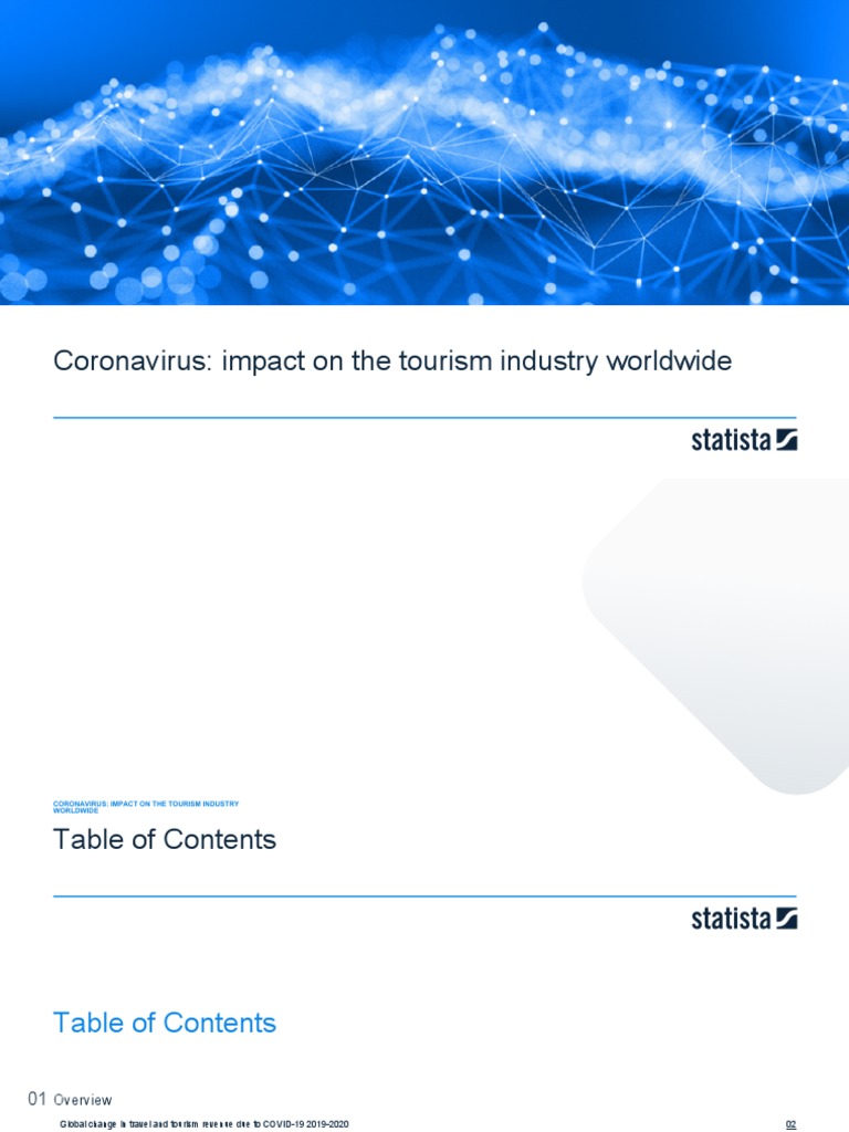 Coronavirus: Impact On The Tourism Industry Worldwide | PDF | Tourism ...