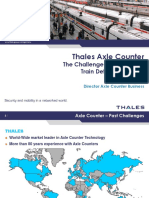 Thales Axle Counter: The Challenges For A Modern Train Detection System