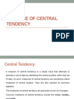 5. Measure of Central Tendancy