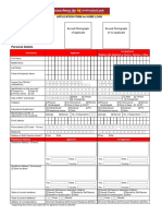 Application Form for Housing Loan