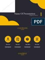 Yellow and Black PowerPoint Template