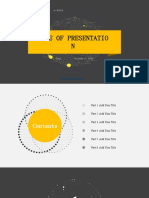 Black and Yellow PowerPoint Template