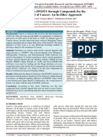 The Effect On DNMT1 Through Compounds For The Treatment of Cancer An in Silico Approach