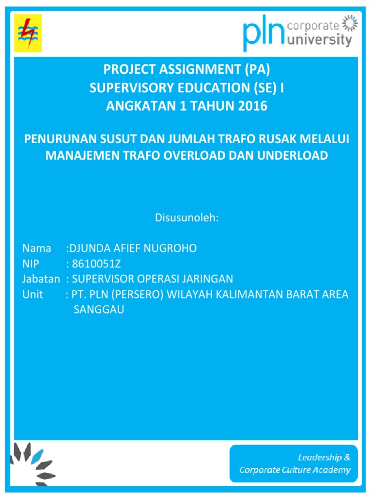 Manajemen Trafo Overload dan Underload | PDF | Teknologi & Rekayasa