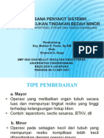 Tatalaksana Penyakit Sistemik Sebelum Di Lakukan Tindakan Bedah Minor (Diabetes Melitus, Hipertensi, Stroke & Gravid (Kehamilan)