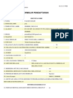 Formulir Pendaftaran: Identitas Diri