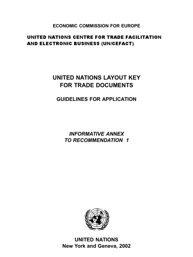 UN Trade Layout Improvement Guide | PDF | Business