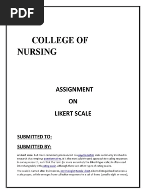 LIKERT SCALE