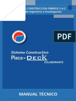 Manual Tecnico Placa Colaborante - Fabrios Sac PDF