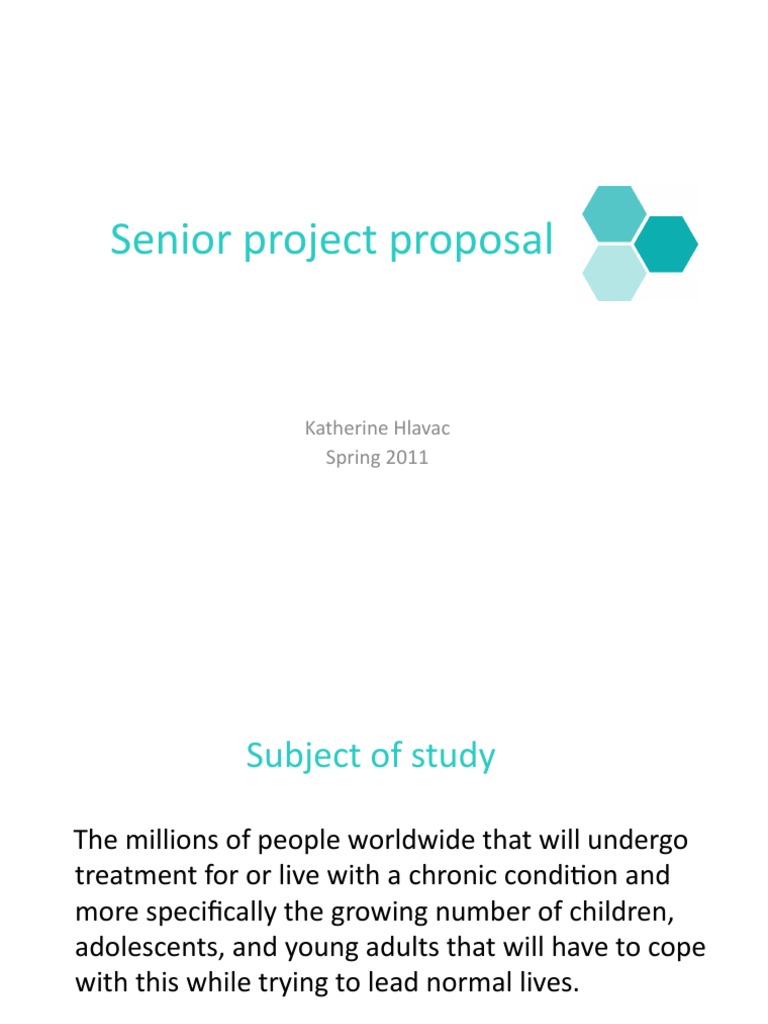 Senior Project Proposal: Katherine Hlavac Spring 2011 | PDF | Chronic ...