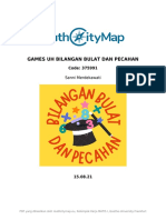 Math Trail GAMES UH BILANGAN BULAT DAN PECAHAN