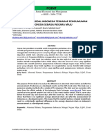 Reaksi Pasar Modal Indonesia Terhadap Pengumuman Indonesia Sebagai Negara Maju Point Jurnal Ekonomi Dan Manajemen