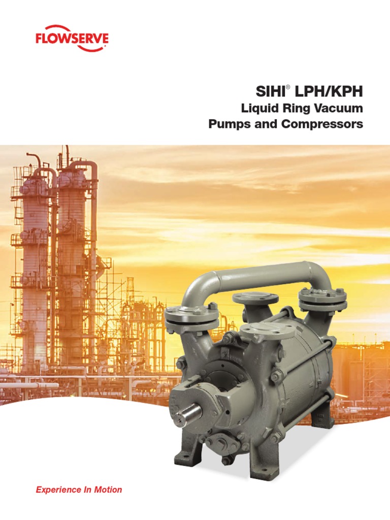 Sihi LPH/KPH Liquid Ring Vacuum Pumps and Compressors PDF Pump Liquids