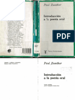 _Paul ZUMTHOR - Introducción a La Poesía Oral